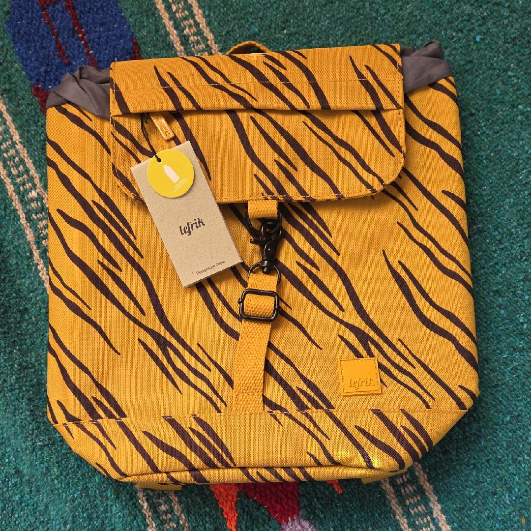Lefrik Scout Mini Backpack Tiger  Brand New
